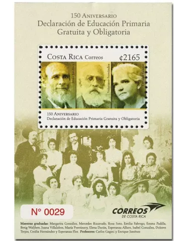 n° 72 - Timbre COSTA RICA Blocs et feuillets