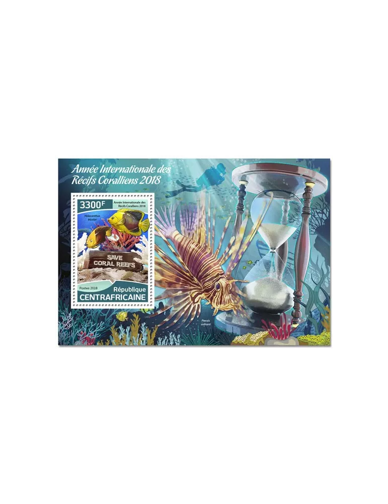 n° 1276 - Timbre CENTRAFRIQUE Blocs et feuillets