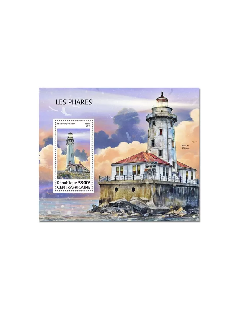 n° 1304 - Timbre CENTRAFRIQUE Blocs et feuillets