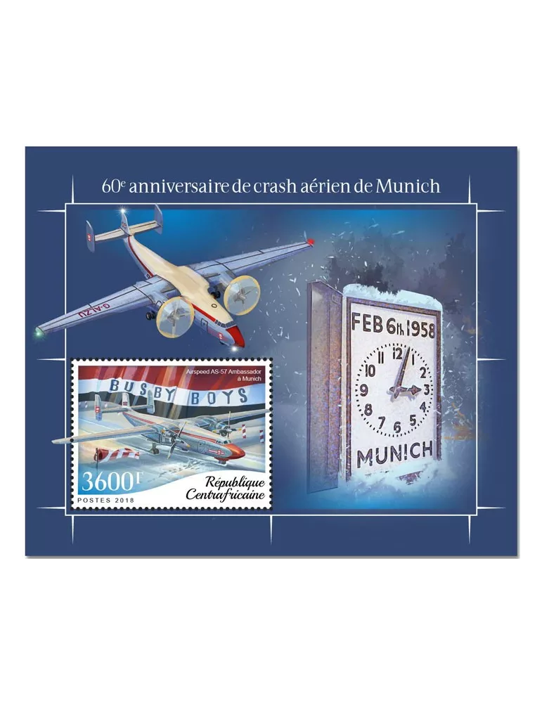 n° 1321 - Timbre CENTRAFRIQUE Blocs et feuillets