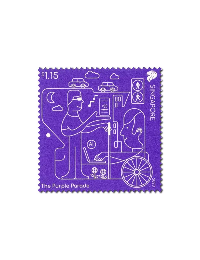 n° 2610/2613 - Timbre SINGAPOUR Poste