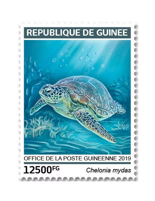 n° 9753/9756 - Timbre GUINÉE Poste