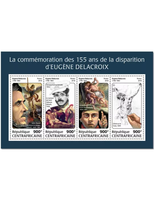 n° 5563/5566 - Timbre CENTRAFRIQUE Poste