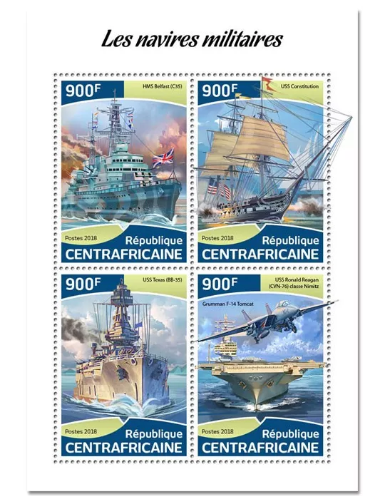 n° 5607/5610 - Timbre CENTRAFRIQUE Poste
