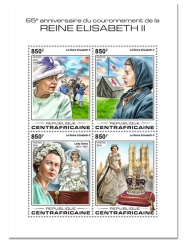 n° 5639/5642 - Timbre CENTRAFRIQUE Poste