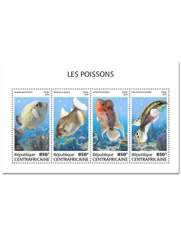 n° 5723/5726 - Timbre CENTRAFRIQUE Poste