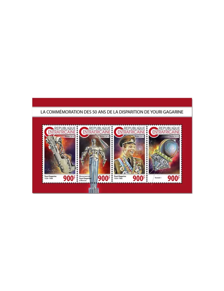 n° 5948/5951 - Timbre CENTRAFRIQUE Poste