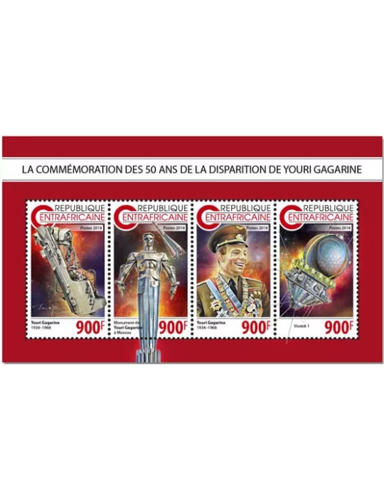 n° 5948/5951 - Timbre CENTRAFRIQUE Poste