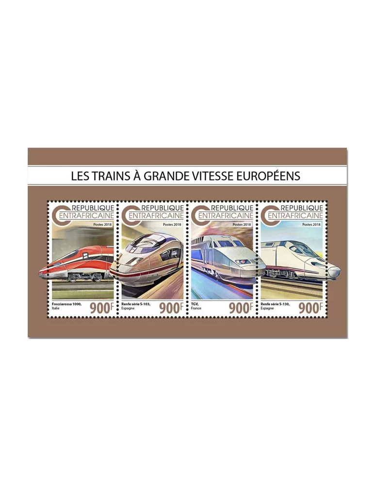 n° 5988/5991 - Timbre CENTRAFRIQUE Poste