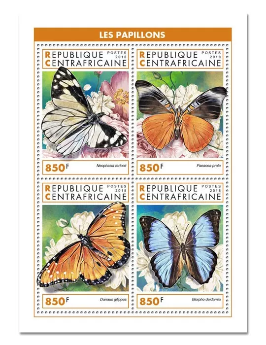 n° 6028/6031 - Timbre CENTRAFRIQUE Poste