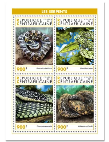 n° 6048/6051 - Timbre CENTRAFRIQUE Poste