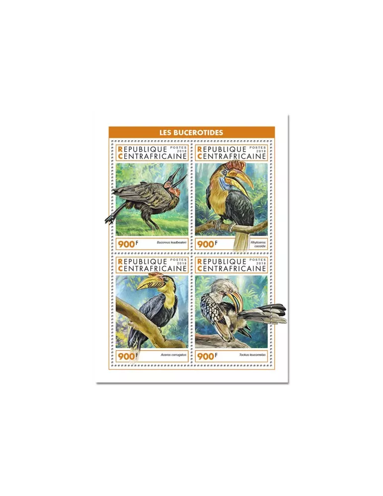 n° 6056/6059 - Timbre CENTRAFRIQUE Poste