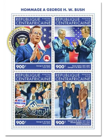 n° 6068/6071 - Timbre CENTRAFRIQUE Poste