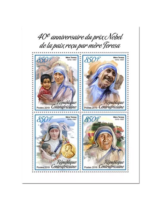 n° 6089/6092 - Timbre CENTRAFRIQUE Poste