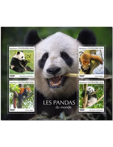 n° 6177/6180 - Timbre CENTRAFRIQUE Poste