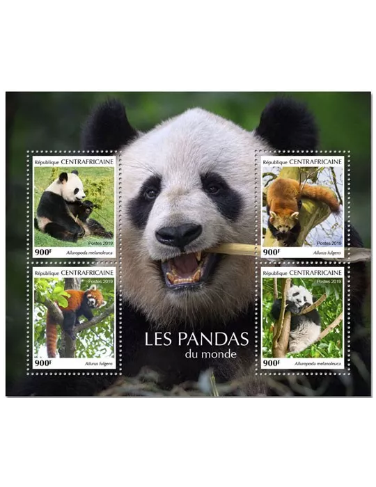 n° 6177/6180 - Timbre CENTRAFRIQUE Poste