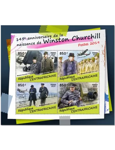 n° 6189/6192 - Timbre CENTRAFRIQUE Poste