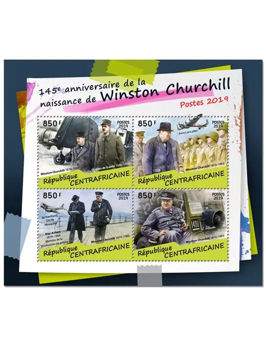 n° 6189/6192 - Timbre CENTRAFRIQUE Poste