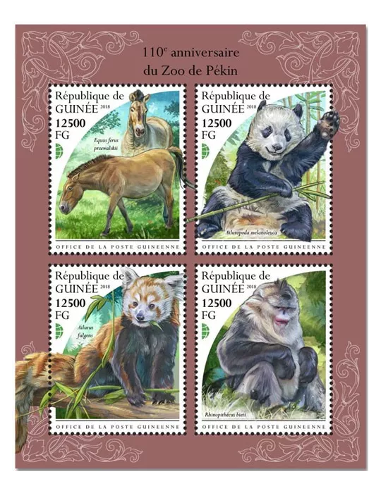 n° 9625/9628 - Timbre GUINÉE Poste