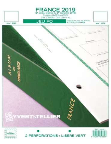 FRANCE FO : 2019 - 2E SEMESTRE (JEUX SANS POCHETTES)