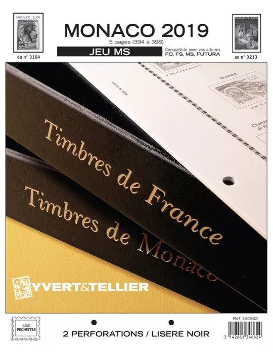 MONACO MS : 2019 (JEUX SANS POCHETTES)