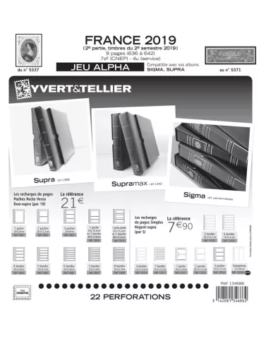 FRANCE ALPHA : 2019 - 2E SEMESTRE (JEUX SANS POCHETTES)