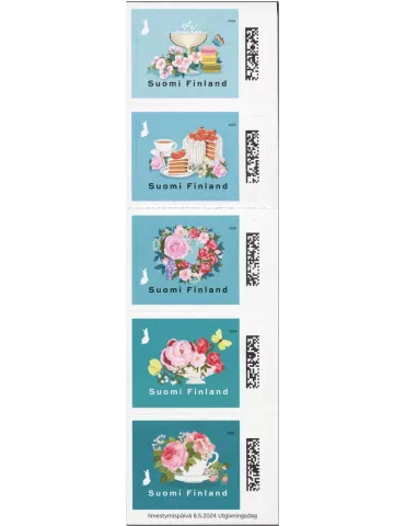 n° 2848/2852 - Timbre FINLANDE Poste