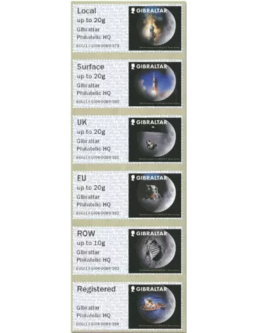 n° 99/104 - Timbre GIBRALTAR Timbres de distributeurs