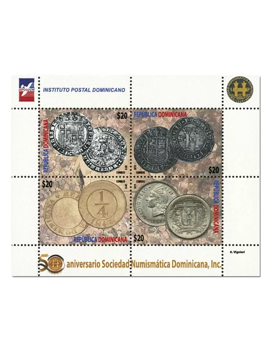n° 2121/2124 - Timbre DOMINICAINE Poste