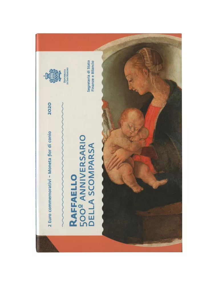 BU : 2 EURO COMMEMORATIVE 2020 : SAINT-MARIN (500 ANS DE LA MORT DE RAPHAEL)