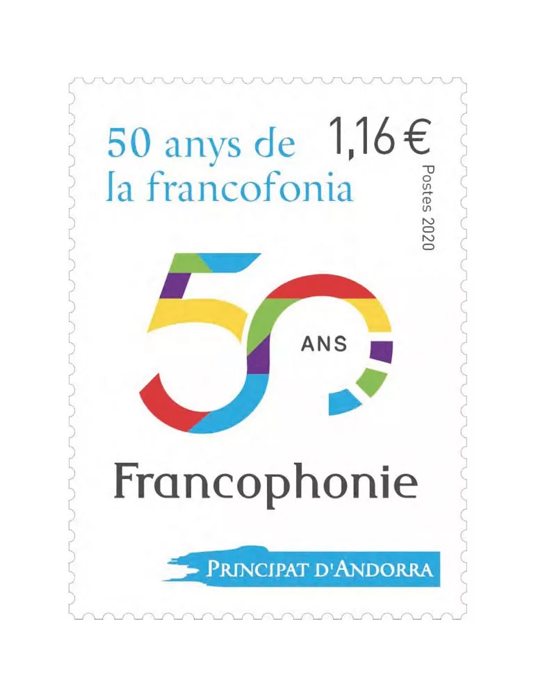 n° 842 - Timbre Andorre Poste