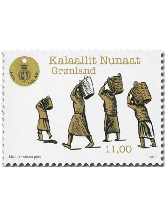 n° 804/805 - Timbre GROENLAND Poste