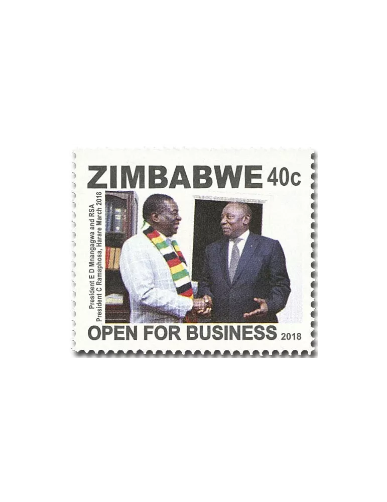n° 814/817 - Timbre ZIMBABWE Poste