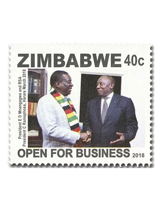 n° 814/817 - Timbre ZIMBABWE Poste