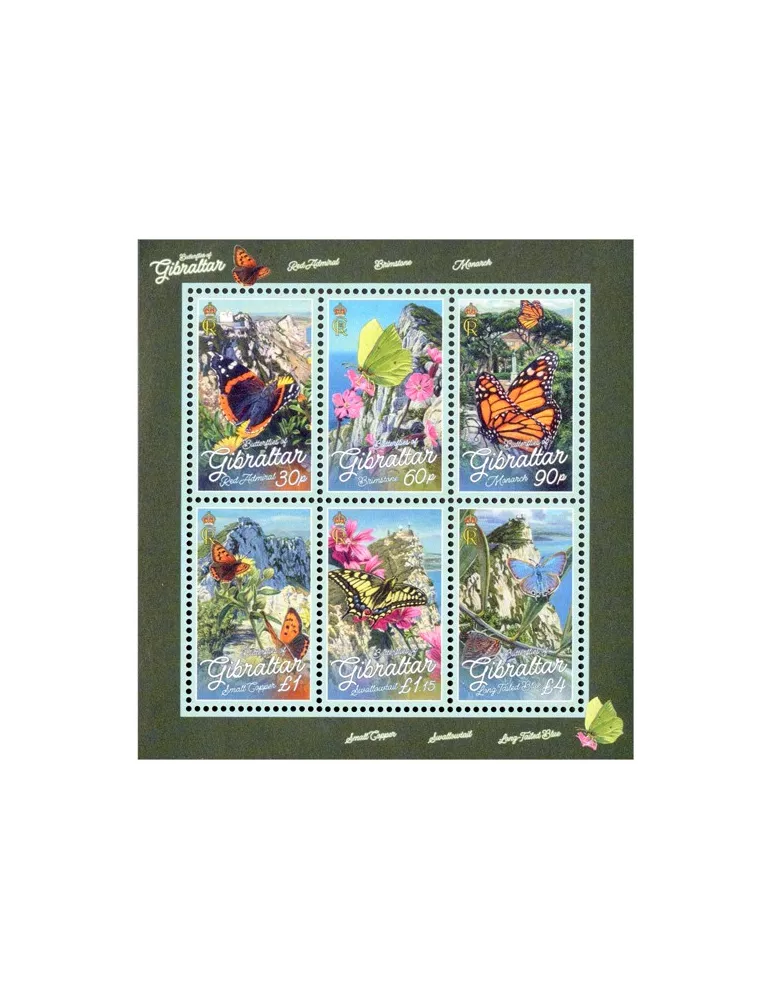 n° 2101/2106 - Timbre GIBRALTAR Poste