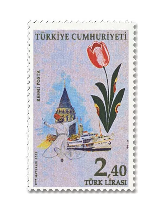 n° 389/390 - Timbre TURQUIE Service