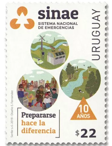 n° 2958 - Timbre URUGUAY Poste