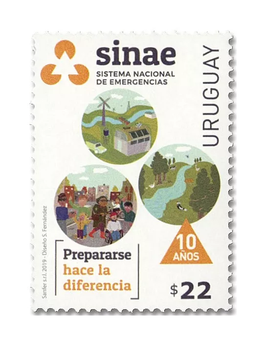 n° 2958 - Timbre URUGUAY Poste
