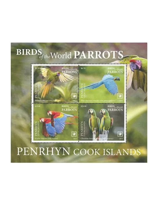 n°132 - Timbre PENRHYN Blocs et feuillets