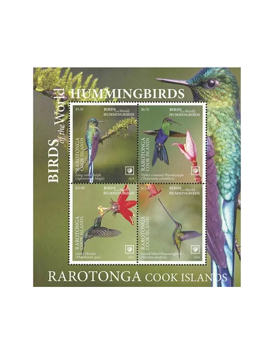 n°6 - Timbre RAROTONGA Blocs et feuillets