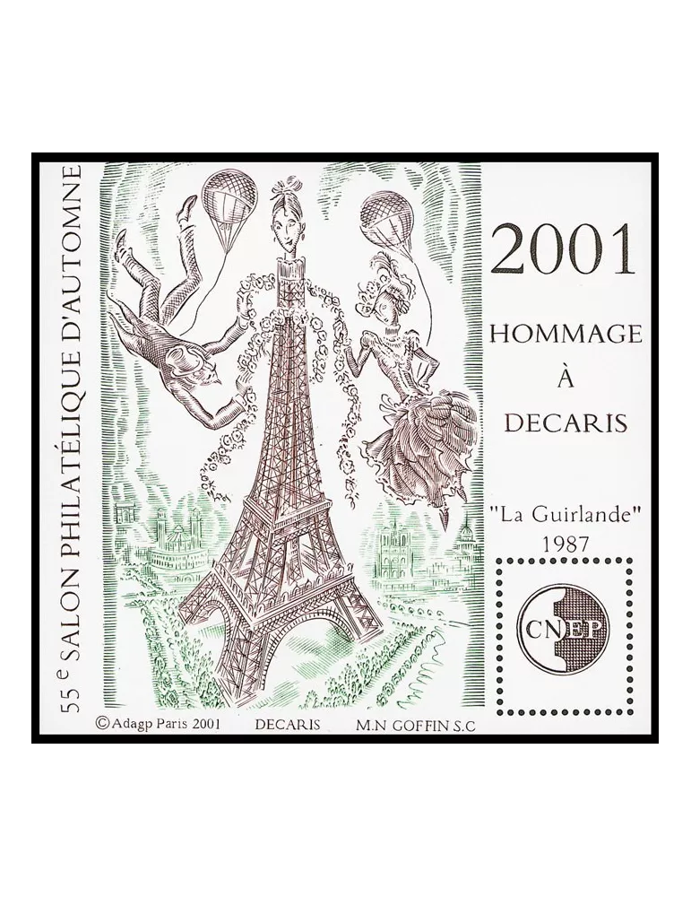 n° 34a - Timbre France CNEP (Non dentelé)