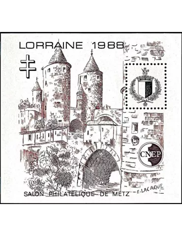 n° 9a - Timbre France CNEP (Non dentelé)