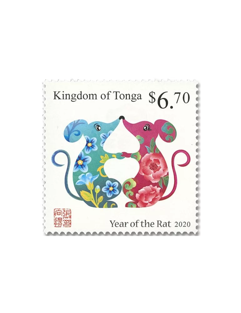 n° 1562/1563 - Timbre TONGA Poste