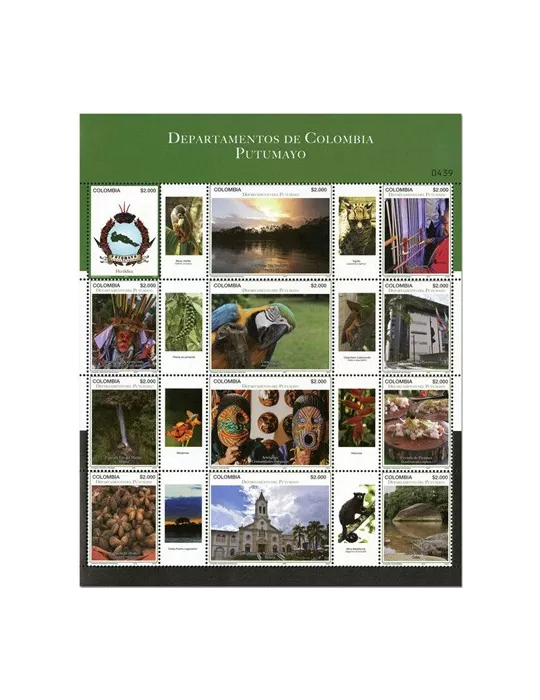 n° 2059/2070 - Timbre COLOMBIE Poste