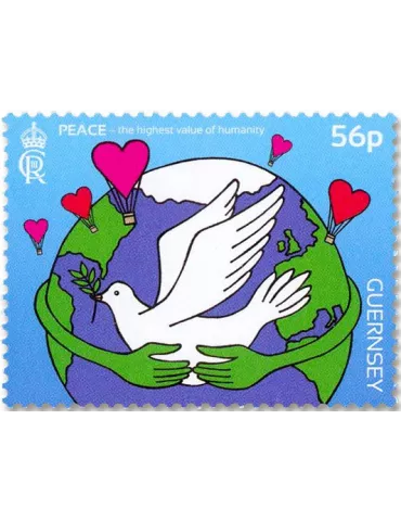 n° 1969/1972 + n° 1967/1968 - Timbre GUERNESEY Poste