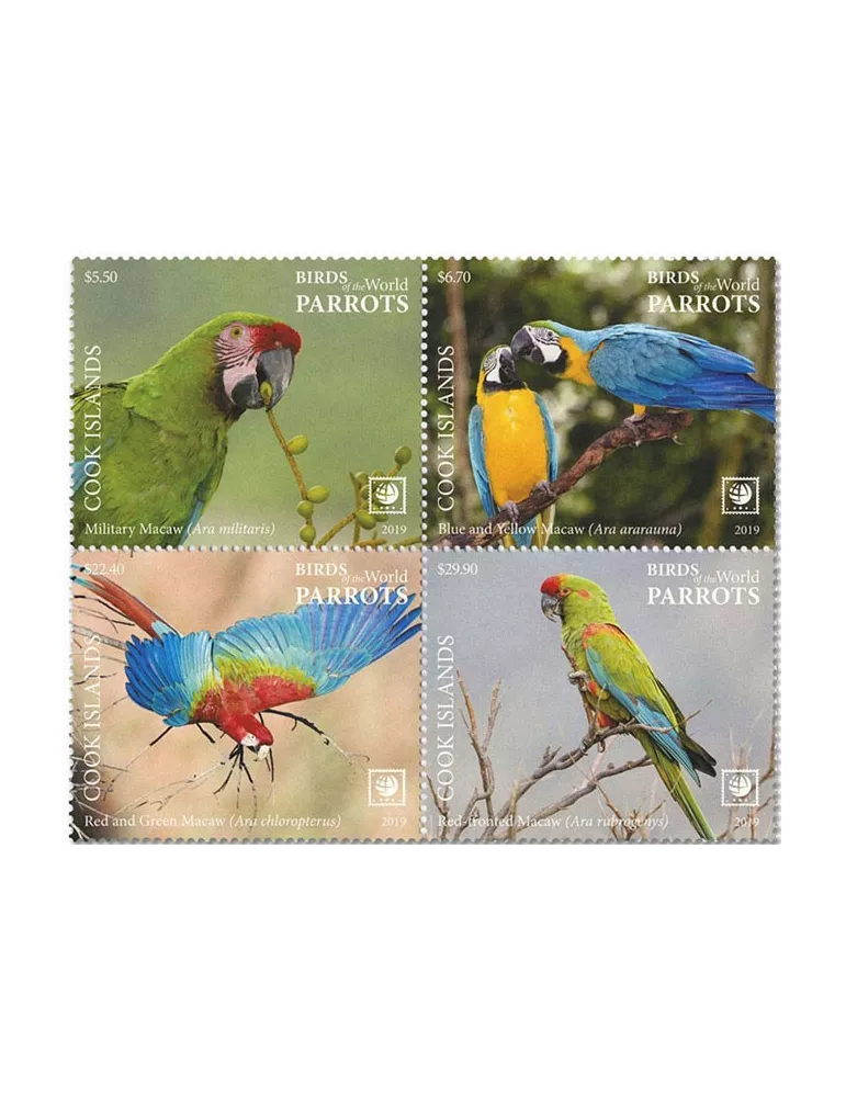 n° 1785/1788A - Timbre COOK (Oc) Poste