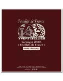 Pages horizontales SUPRA FEUILLETS DE FRANCE : blanc avec cadre (x10)