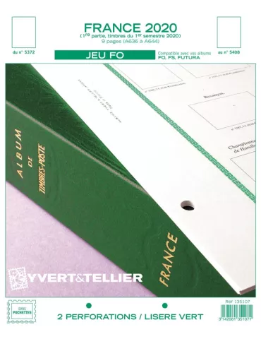 FRANCE FO : 2020 - 1ER SEMESTRE (JEUX SANS POCHETTES)