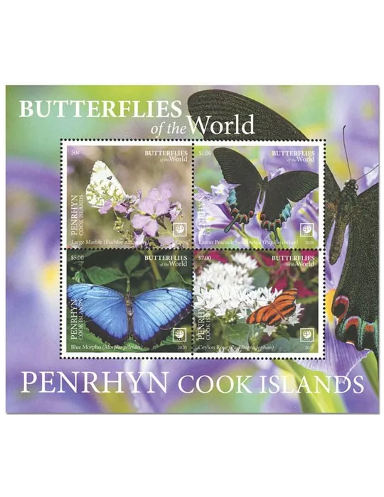 n° 133 - Timbre PENRHYN Blocs et feuillets