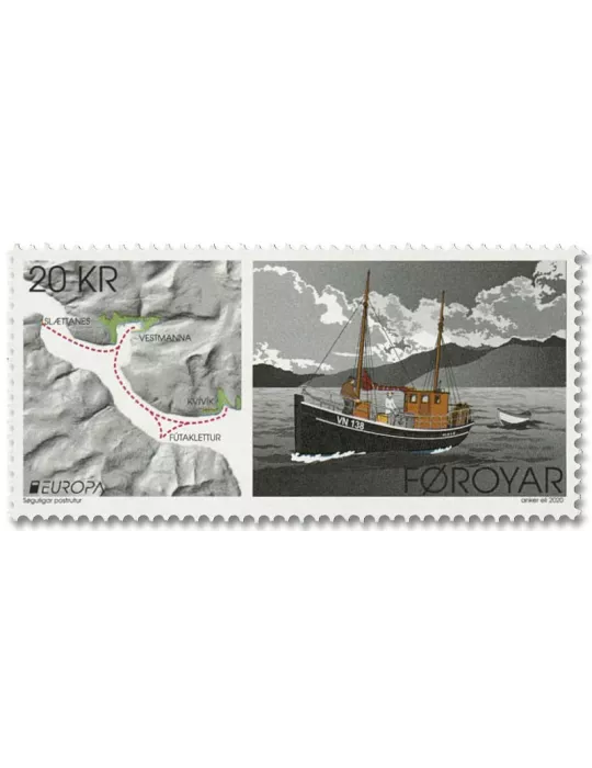 n° 975/976 - Timbre ILE FEROE Poste (EUROPA)